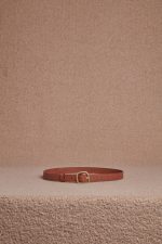 Belt in Cognac Leather - Image 4