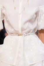 Belt in Ivory Nappa Leather - Image 2