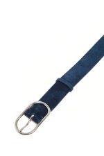 Belt in Navy Suede - Image 4