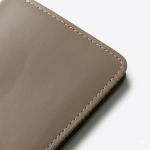 Handmade Genuine Ash Grey Leather Bifold Wallet for Men – Vintage Slim Minimalist Card Holder - Image 4