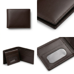 Leather Bifold Wallet for Men Vintage Soft Leather Card Holder Minimalist Slim Wallet - Image 13