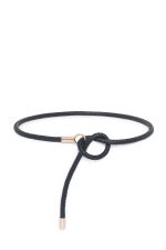 Belt in Black Nappa Leather