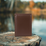 Leather Bifold Wallet for Men Vintage Soft Leather Card Holder Minimalist Slim Wallet - Image 4